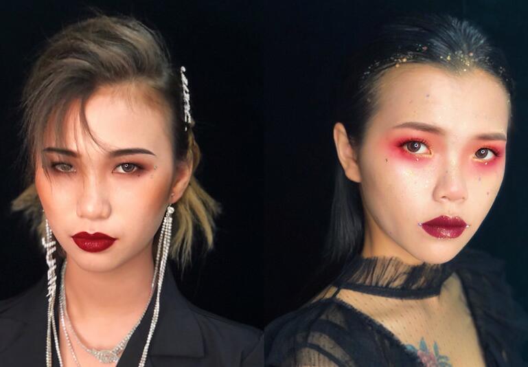 南寧化妝課堂：bad girl 風(fēng)格妝容練習(xí)