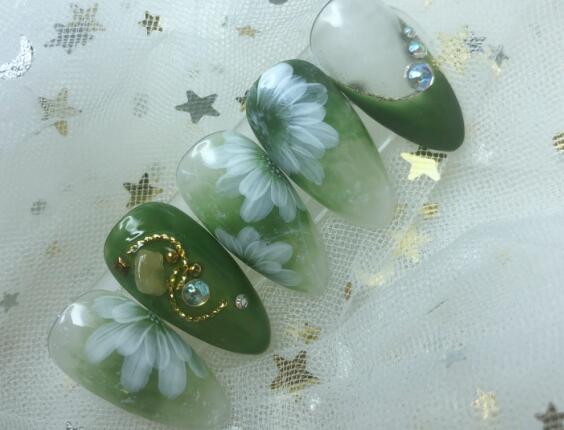 麗竹美甲作品：都是你愛(ài)的色系美甲