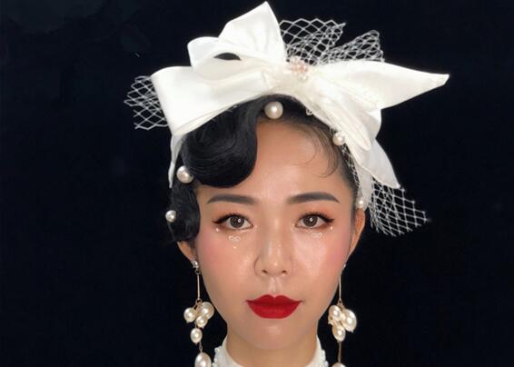 輕奢復(fù)古妝容，南寧化妝學(xué)校課堂作品