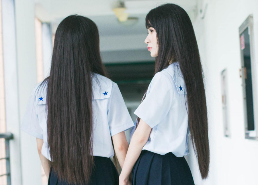 分享關于“黑長直”的美發(fā)護理技巧