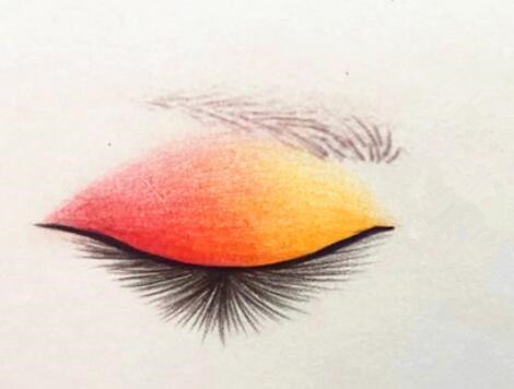 正確的眼影畫法，廣西教彩妝的機(jī)構(gòu)在演示手法