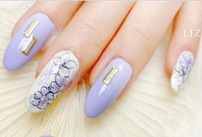 芋泥波波美甲，童趣清新又可愛