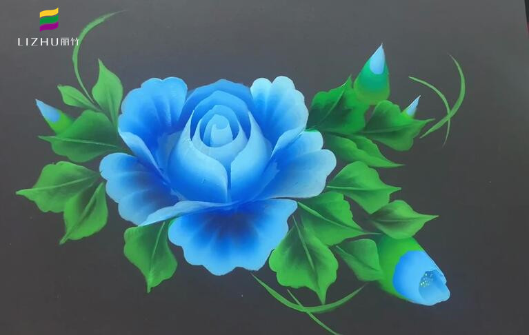 排筆彩繪美甲 ，南寧美甲學(xué)校學(xué)員作品