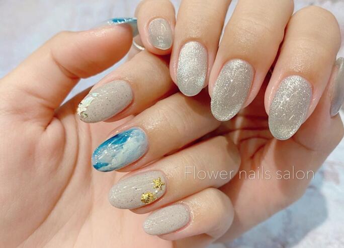 分享晶石貓眼美甲圖片，告訴你廣西學(xué)美甲哪家時(shí)尚