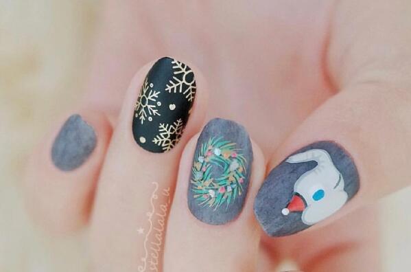 卡通美甲圖片，南寧網(wǎng)紅美甲培訓(xùn)班分享