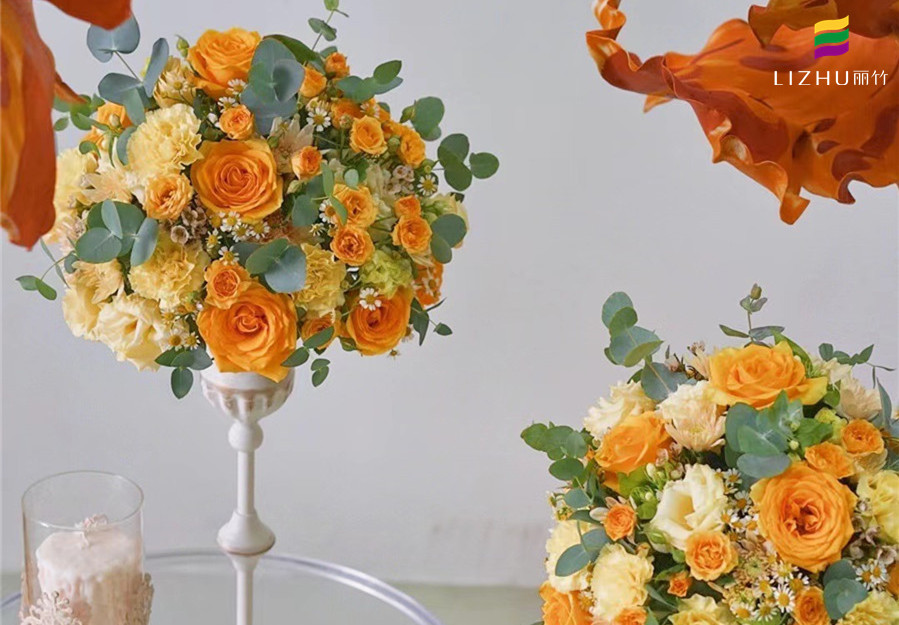 制作半球形桌花技巧，南寧插花學(xué)校浪漫分享