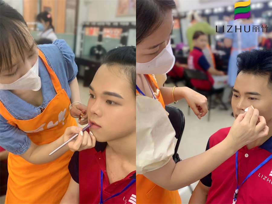 男士化妝技巧，南寧化妝學(xué)校分享課件