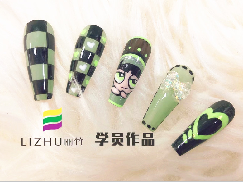 學美甲需要多長時間？看看麗竹美甲學校學員作品就知道了