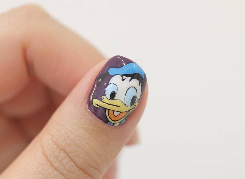 卡通手繪美甲教程，?南寧美甲速成班教你