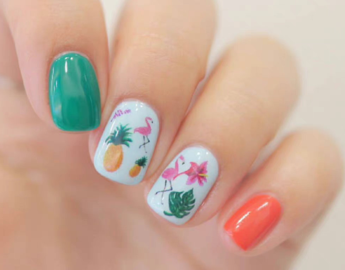 卡通彩繪美甲，南寧美甲教學(xué)網(wǎng)紅款分享