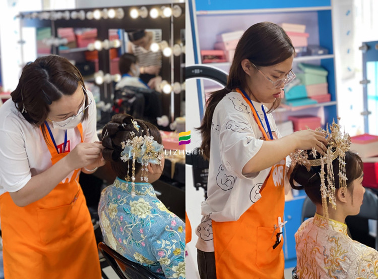 南寧化妝學(xué)校新娘妝：如何挑選頭飾？