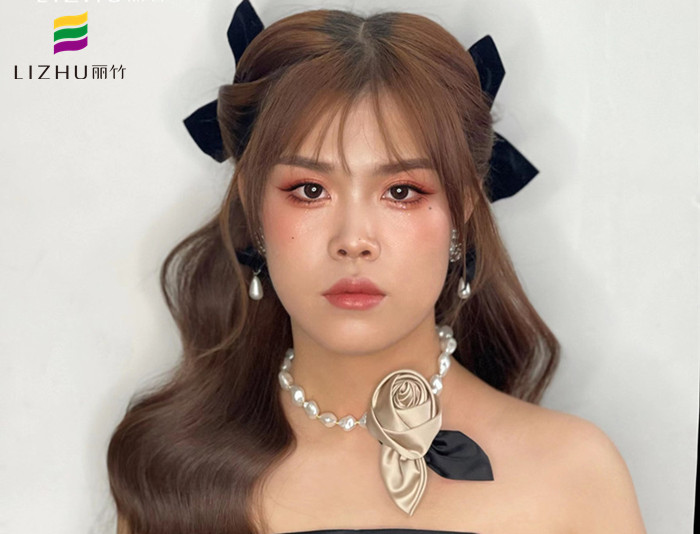 時(shí)尚禮服造型，廣西教化妝專業(yè)作品