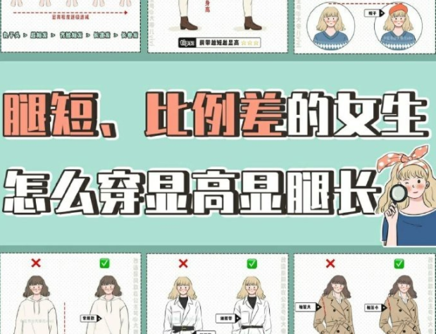 廣西省彩妝造型學(xué)校教你穿衣怎么顯高顯腿長？