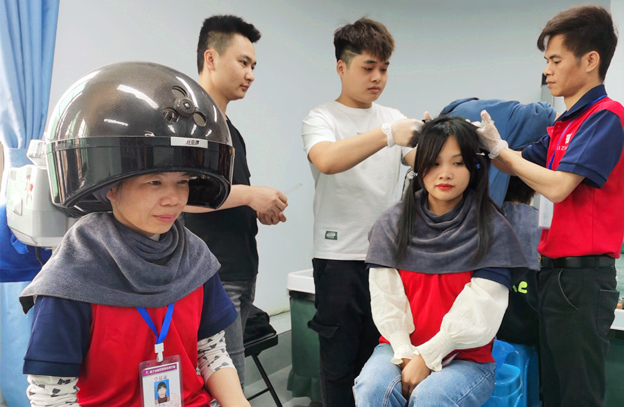 美發(fā)焗油的好處，南寧美發(fā)管理學校講解