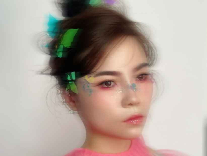 花樣抽絲新娘，廣西培訓彩妝職業(yè)作品欣賞