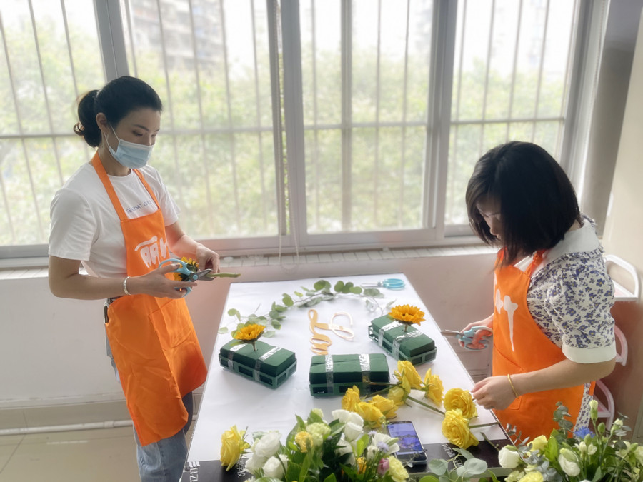 韓式花束設(shè)計風格，南寧網(wǎng)紅花藝培訓班講解