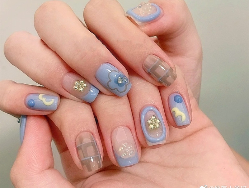 可愛手繪小短甲，零基礎學美甲技術