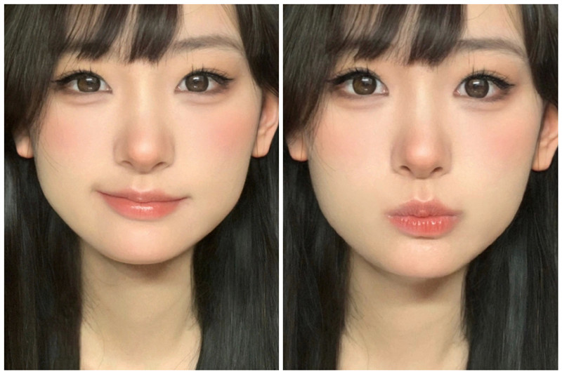 適合圓臉的古早妝，南寧美妝培訓教程