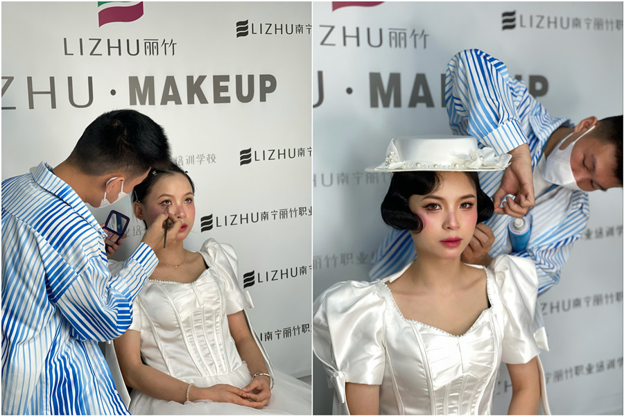 法式新娘特點，南寧化妝新娘造型培訓分享