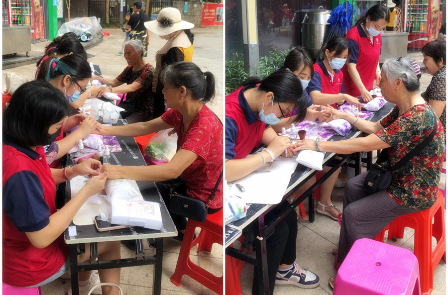 學以致用！南寧美甲學校社會實踐教學