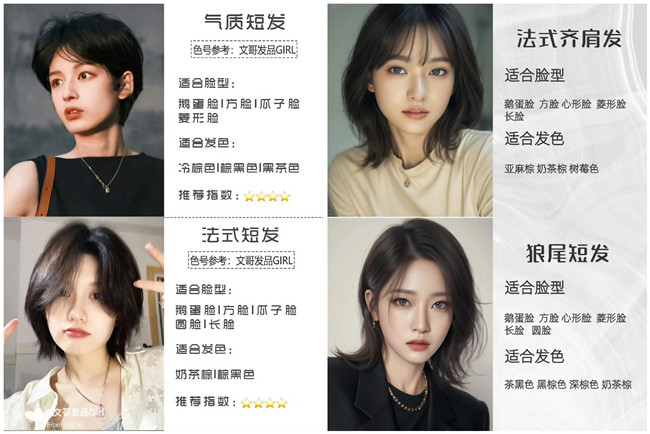 秋冬顯臉小短發(fā)，廣西美發(fā)理發(fā)職業(yè)學(xué)校推薦