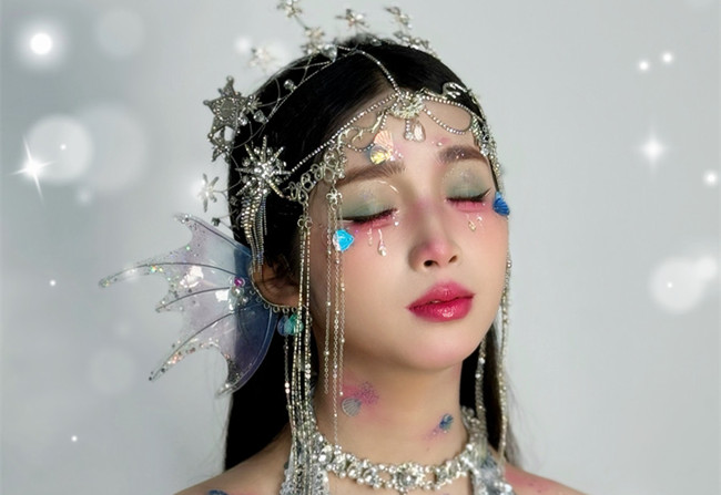 人魚公主造型，?南寧影樓化妝造型作品