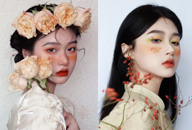 鮮花造型寫(xiě)真，廣西化妝形象造型培訓(xùn)分享