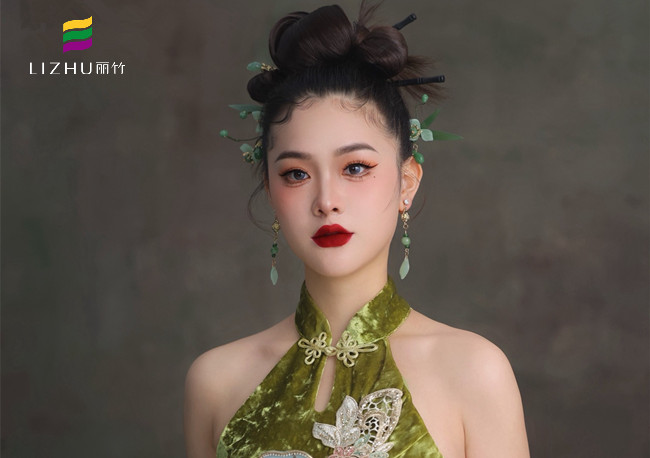 新中式造型，廣西學化妝形象（麗竹化妝培訓）作品