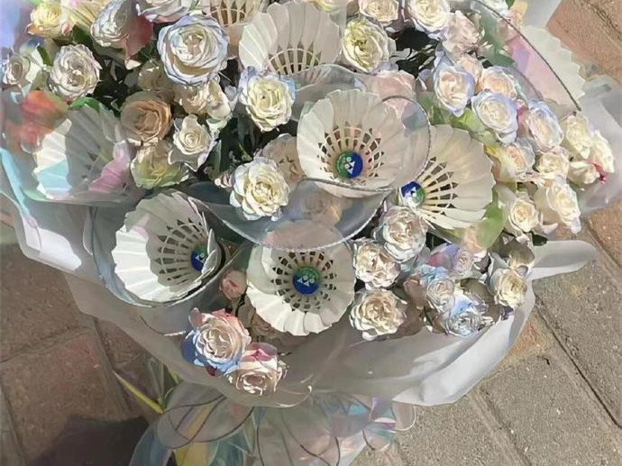 羽毛球花束，南寧鮮花花藝職業(yè)學(xué)校分享