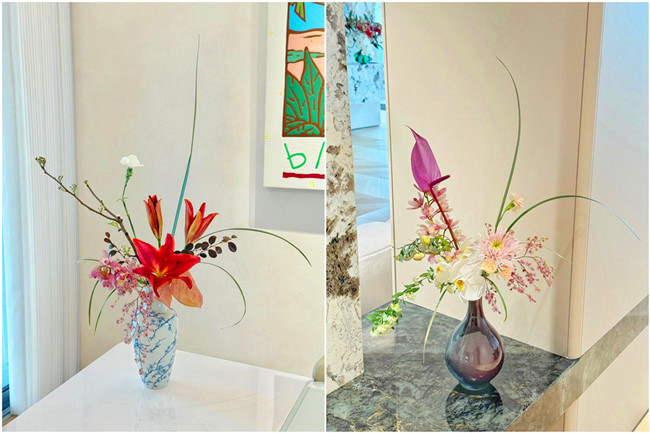 中式花瓶插花作品，南寧插花師學(xué)校收集分享