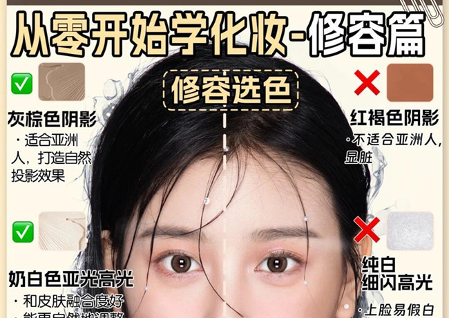 從零開始學(xué)化妝：修容選色教程