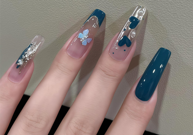 初秋輕奢美甲，南寧美甲職業(yè)培訓推薦款式