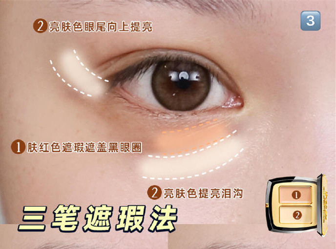?六種保姆級遮瑕畫法，廣西化妝造型師分享教程