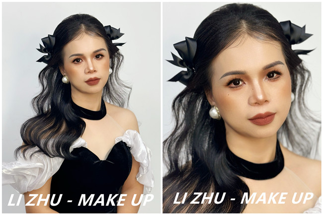 甜美韓式披發(fā)新娘，廣西化妝學(xué)校品牌推薦