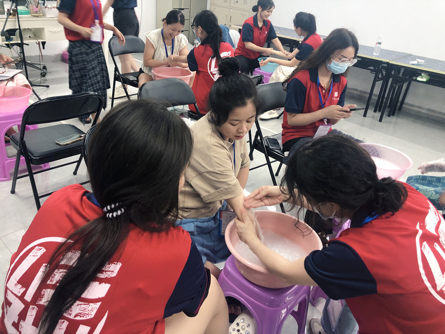 在家如何進行手部護理？南寧美甲課堂花絮