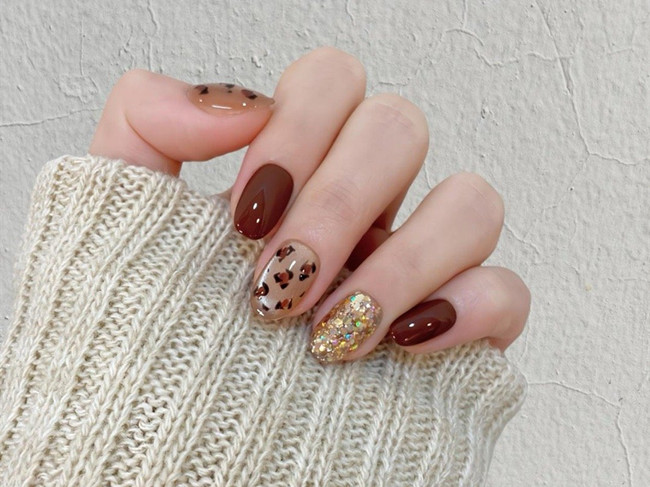 瑪瑙色系美甲，南寧美甲款式分享