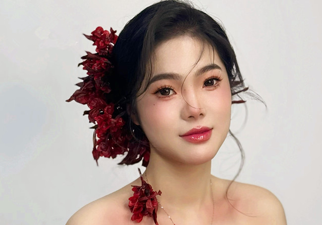 氛圍感干花造型，南寧化妝學高彩