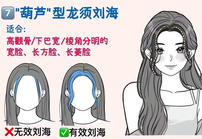 如何護(hù)理龍須劉海？南寧女士理發(fā)