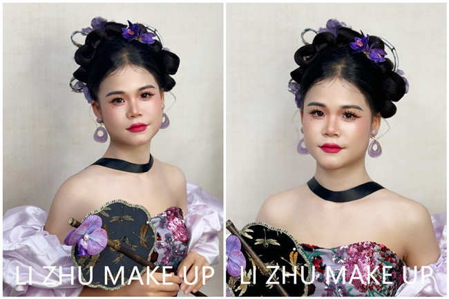 新中式東方造型，?南寧彩妝寫真機構(gòu)作品