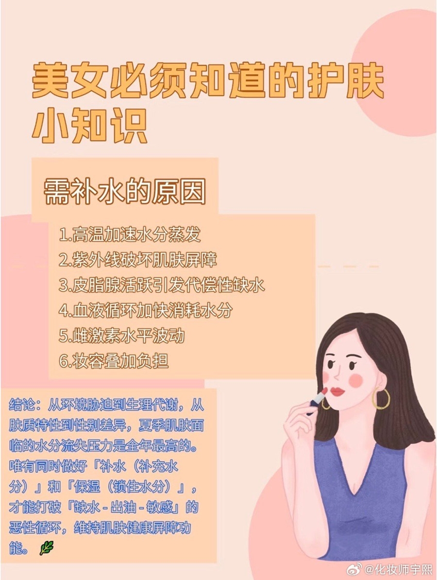 皮膚需要補水的原因，南寧美容師的日常