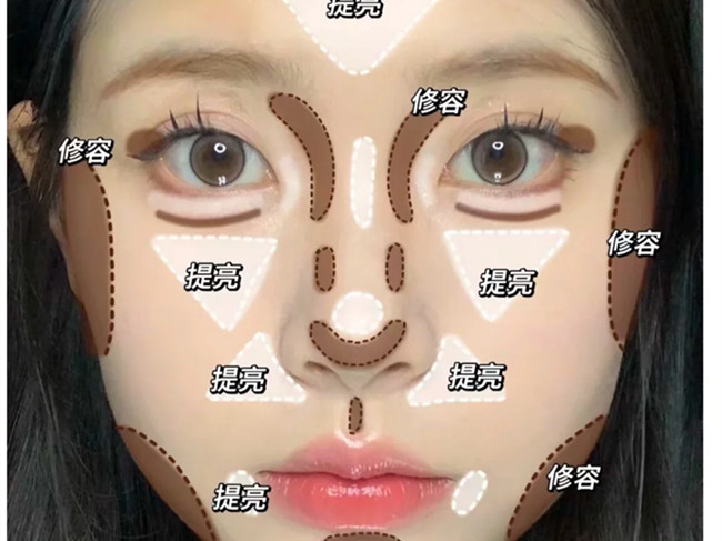 修容的步驟及方法，南寧教化妝