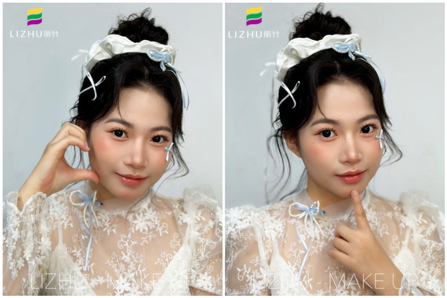 韓式丸子頭造型，南寧彩妝形象造型學校